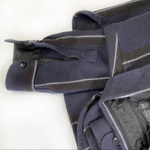 Destination J. Crew Shacket Twill Workshirt Two Pocket Button Up - Picture 3 of 5